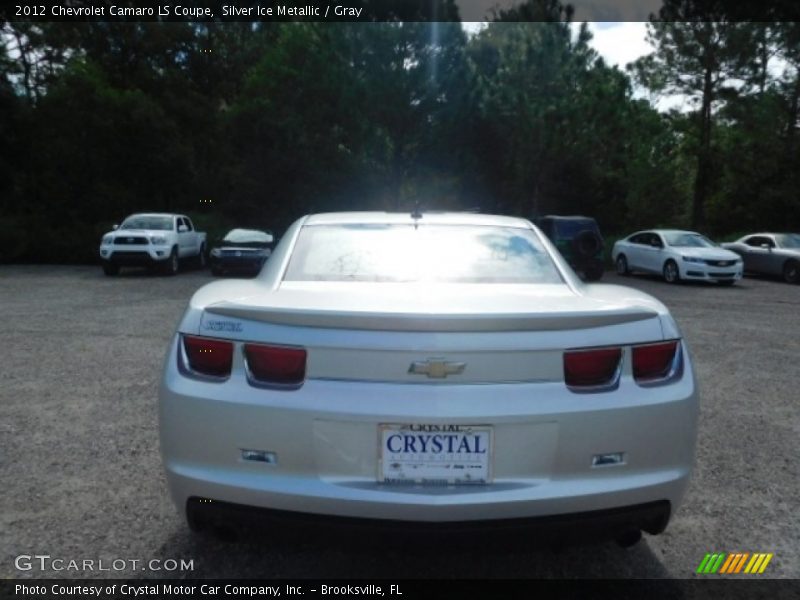 Silver Ice Metallic / Gray 2012 Chevrolet Camaro LS Coupe