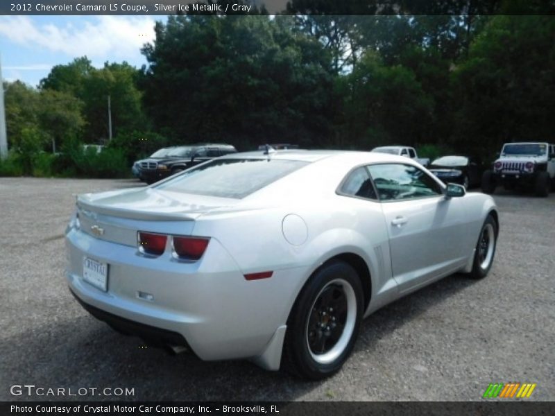 Silver Ice Metallic / Gray 2012 Chevrolet Camaro LS Coupe