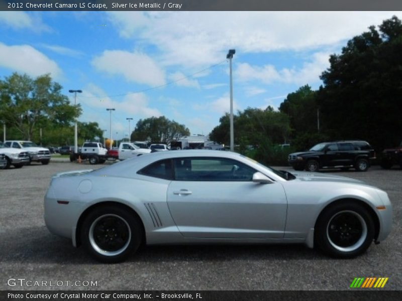 Silver Ice Metallic / Gray 2012 Chevrolet Camaro LS Coupe