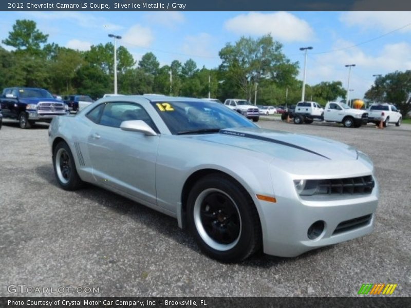 Silver Ice Metallic / Gray 2012 Chevrolet Camaro LS Coupe