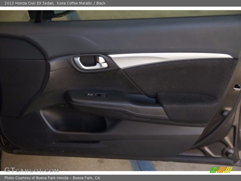 Kona Coffee Metallic / Black 2013 Honda Civic EX Sedan