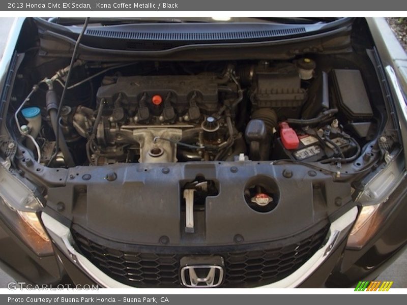 Kona Coffee Metallic / Black 2013 Honda Civic EX Sedan