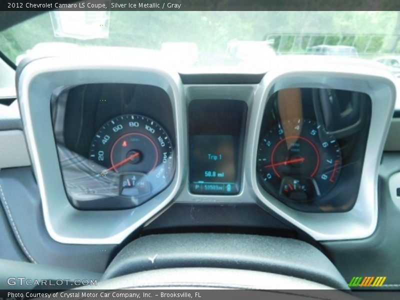 Silver Ice Metallic / Gray 2012 Chevrolet Camaro LS Coupe
