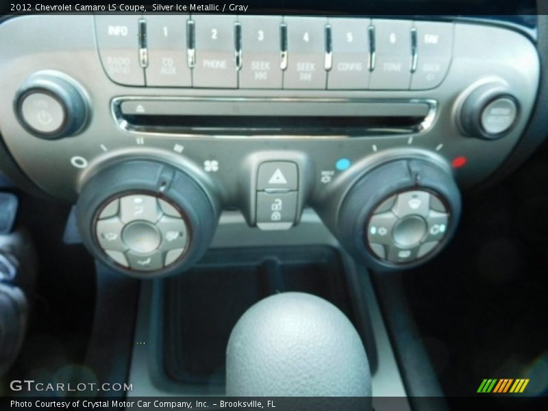 Silver Ice Metallic / Gray 2012 Chevrolet Camaro LS Coupe
