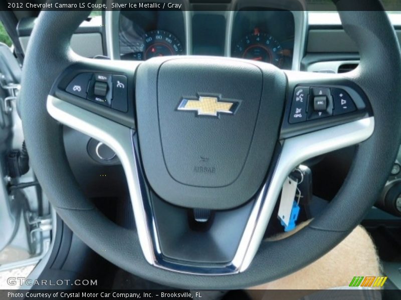 Silver Ice Metallic / Gray 2012 Chevrolet Camaro LS Coupe