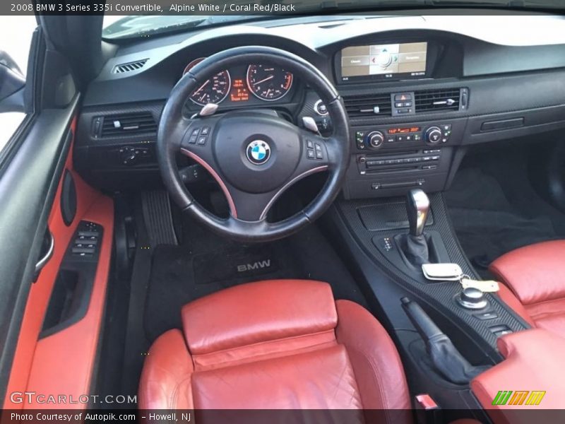 Alpine White / Coral Red/Black 2008 BMW 3 Series 335i Convertible