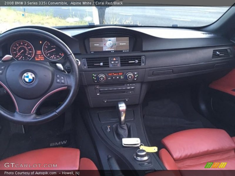 Alpine White / Coral Red/Black 2008 BMW 3 Series 335i Convertible