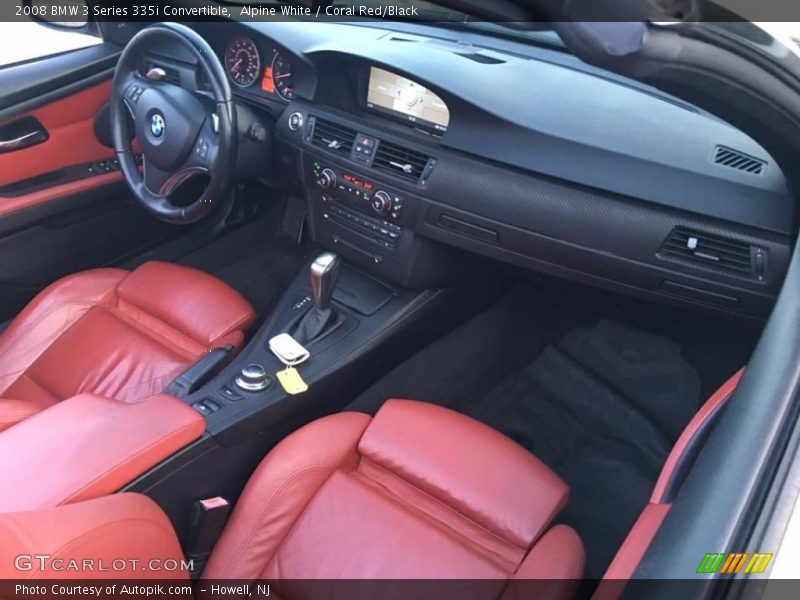 Alpine White / Coral Red/Black 2008 BMW 3 Series 335i Convertible