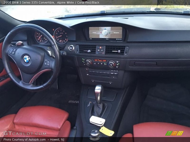 Alpine White / Coral Red/Black 2008 BMW 3 Series 335i Convertible