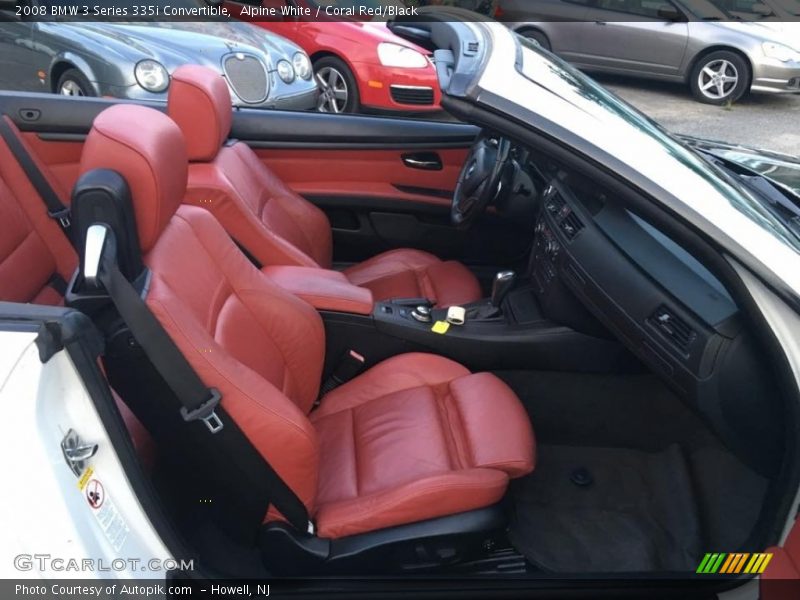 Alpine White / Coral Red/Black 2008 BMW 3 Series 335i Convertible