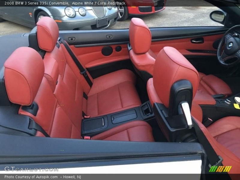 Alpine White / Coral Red/Black 2008 BMW 3 Series 335i Convertible