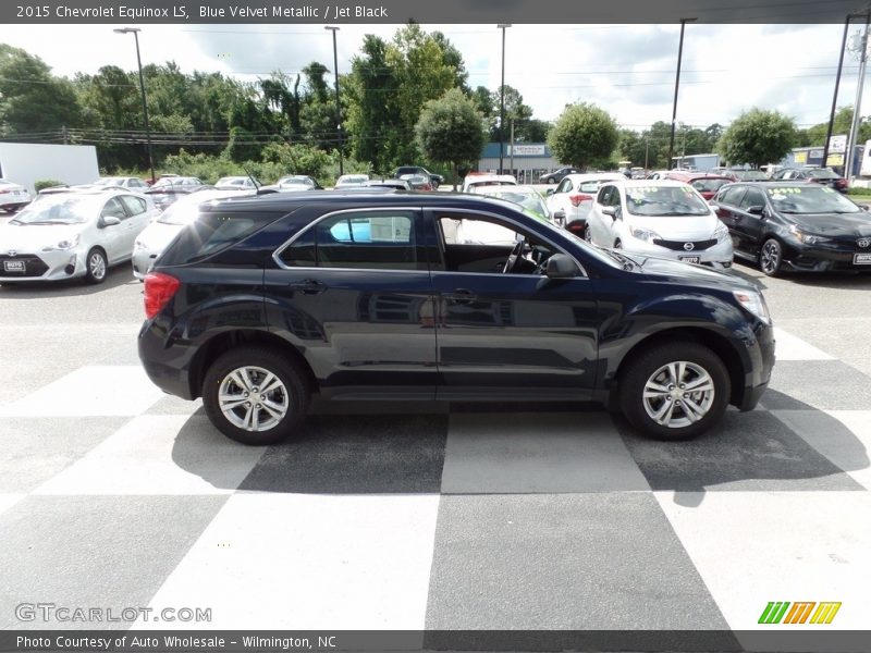 Blue Velvet Metallic / Jet Black 2015 Chevrolet Equinox LS