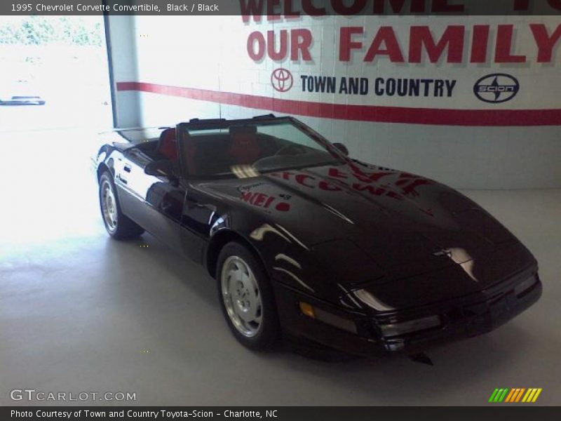 Black / Black 1995 Chevrolet Corvette Convertible