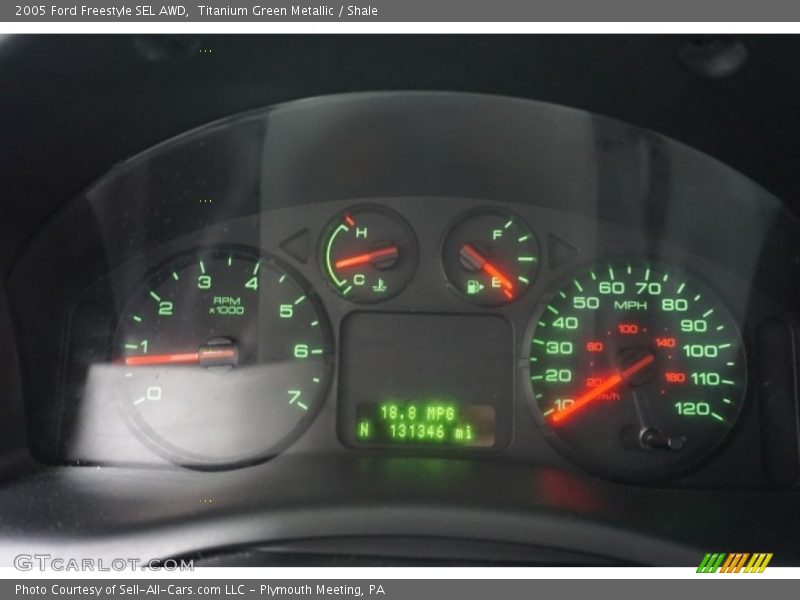 Titanium Green Metallic / Shale 2005 Ford Freestyle SEL AWD