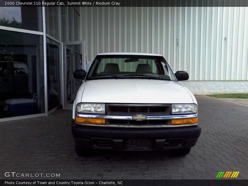 Summit White / Medium Gray 2000 Chevrolet S10 Regular Cab