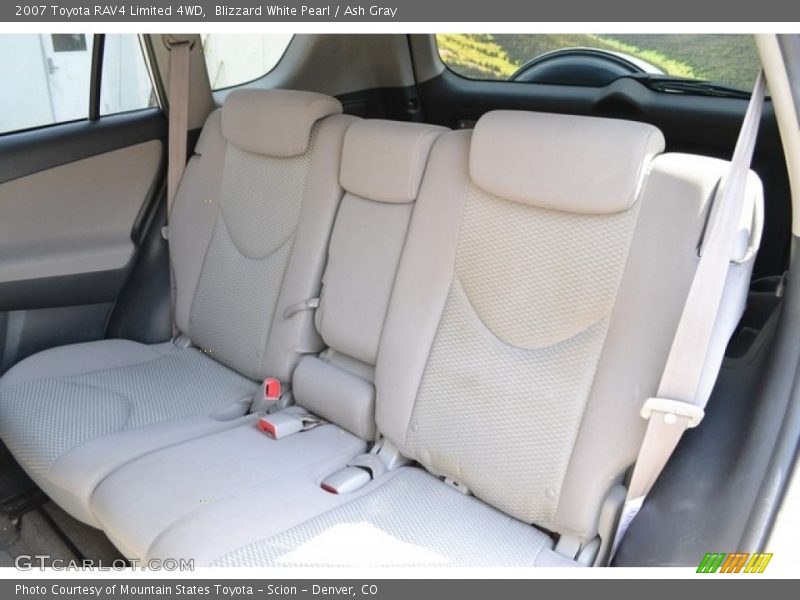 Blizzard White Pearl / Ash Gray 2007 Toyota RAV4 Limited 4WD