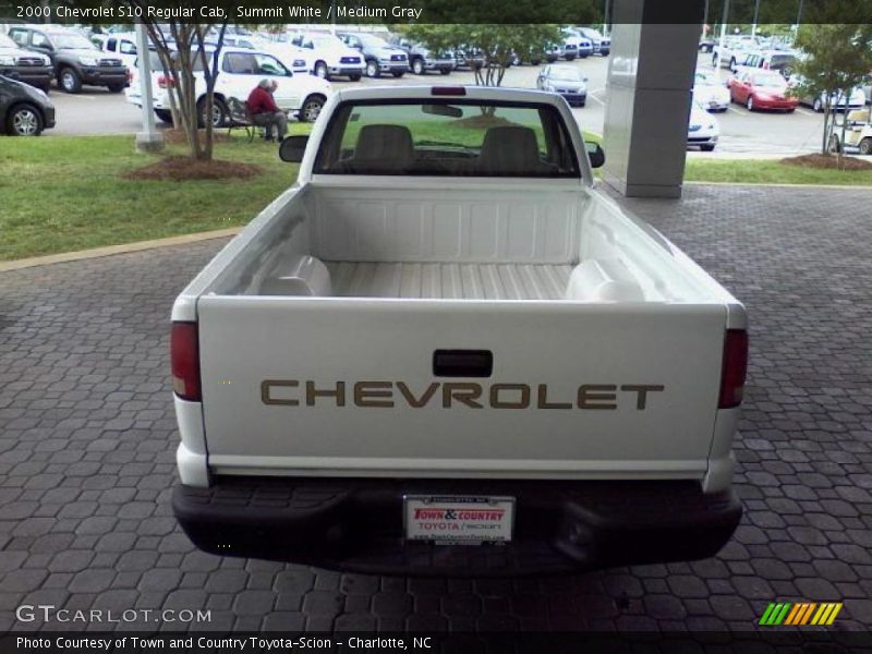 Summit White / Medium Gray 2000 Chevrolet S10 Regular Cab