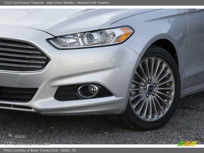 Ingot Silver Metallic / Medium Soft Ceramic 2016 Ford Fusion Titanium