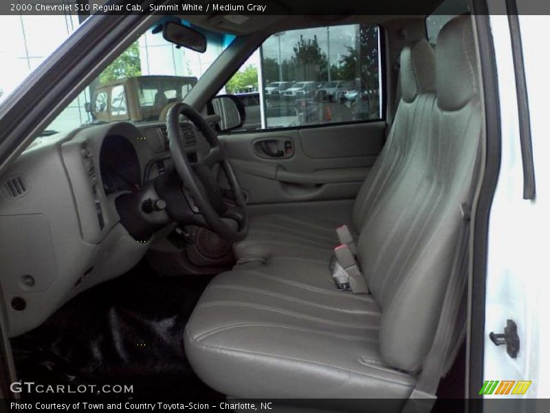 Summit White / Medium Gray 2000 Chevrolet S10 Regular Cab