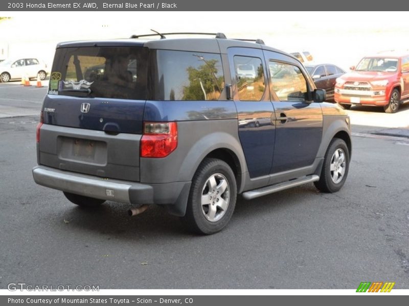 Eternal Blue Pearl / Black 2003 Honda Element EX AWD