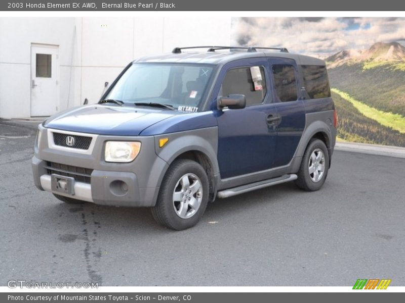 Eternal Blue Pearl / Black 2003 Honda Element EX AWD