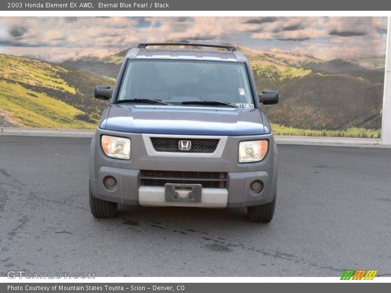 Eternal Blue Pearl / Black 2003 Honda Element EX AWD