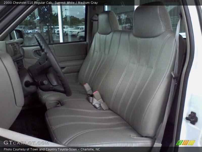 Summit White / Medium Gray 2000 Chevrolet S10 Regular Cab