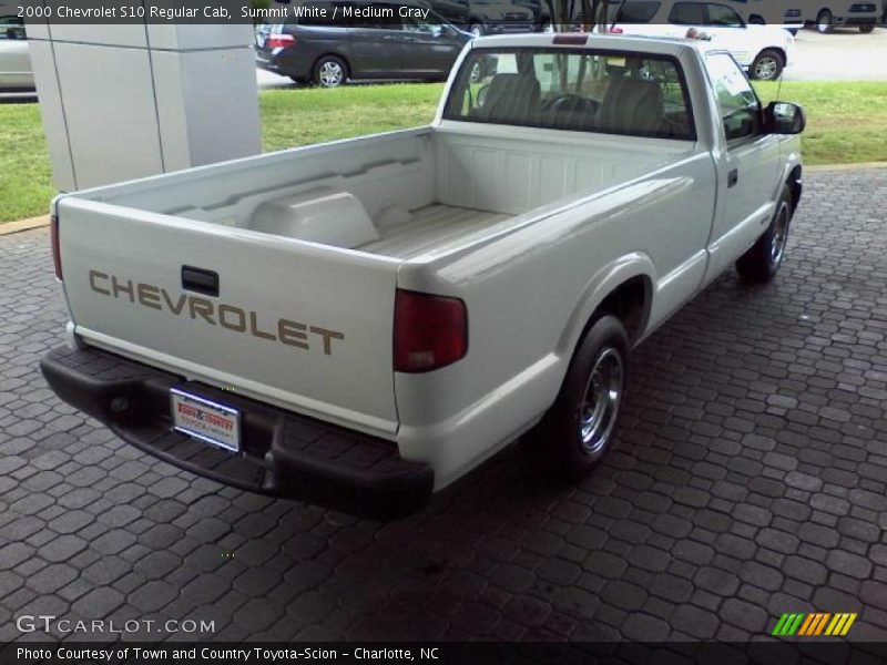 Summit White / Medium Gray 2000 Chevrolet S10 Regular Cab