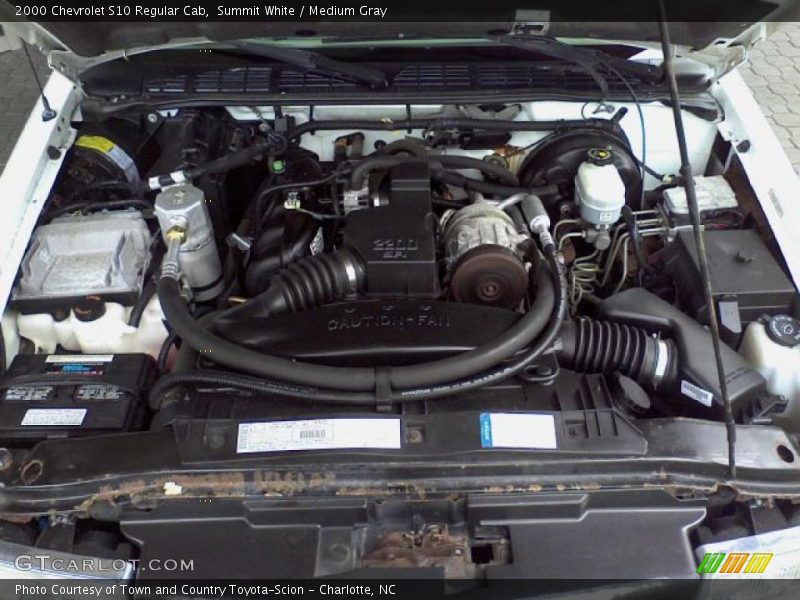 Summit White / Medium Gray 2000 Chevrolet S10 Regular Cab