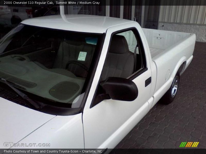 Summit White / Medium Gray 2000 Chevrolet S10 Regular Cab