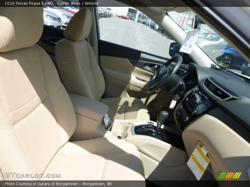 Glacier White / Almond 2016 Nissan Rogue S AWD