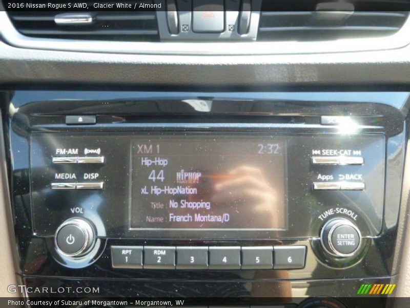 Glacier White / Almond 2016 Nissan Rogue S AWD