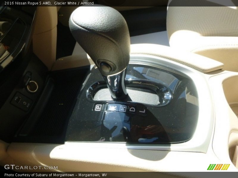 Glacier White / Almond 2016 Nissan Rogue S AWD