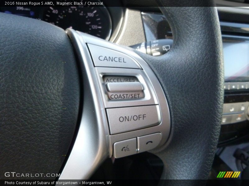 Magnetic Black / Charcoal 2016 Nissan Rogue S AWD