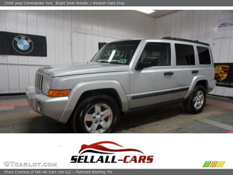 Bright Silver Metallic / Medium Slate Gray 2006 Jeep Commander 4x4