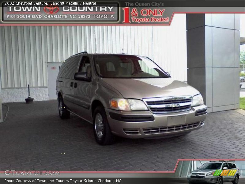 Sandrift Metallic / Neutral 2002 Chevrolet Venture