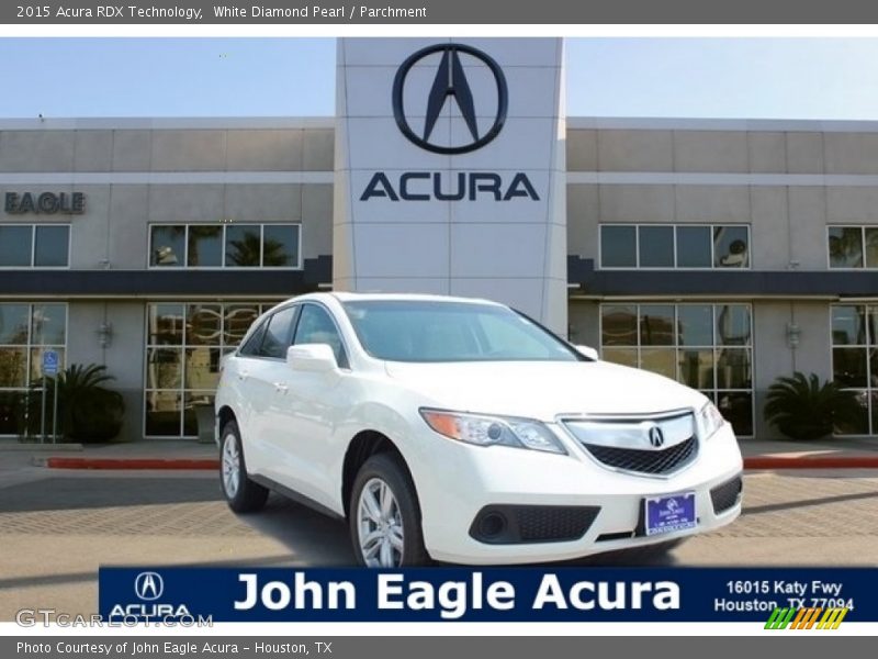 White Diamond Pearl / Parchment 2015 Acura RDX Technology