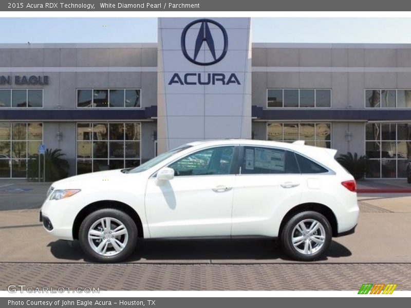 White Diamond Pearl / Parchment 2015 Acura RDX Technology