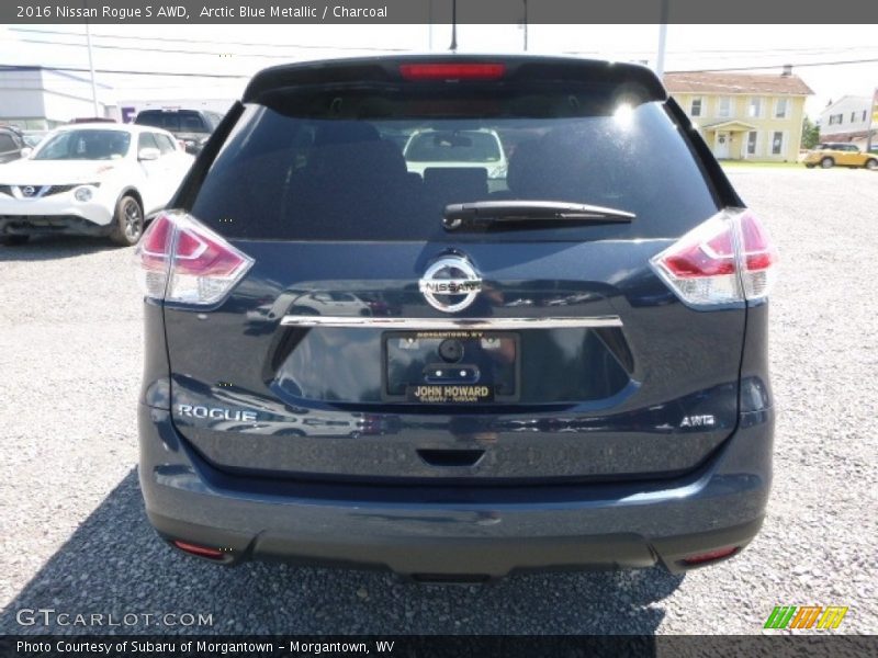 Arctic Blue Metallic / Charcoal 2016 Nissan Rogue S AWD