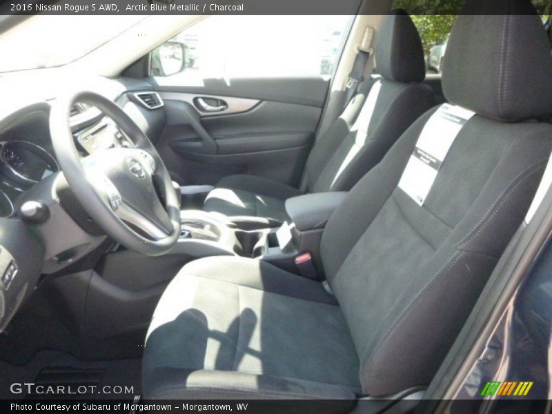 Arctic Blue Metallic / Charcoal 2016 Nissan Rogue S AWD