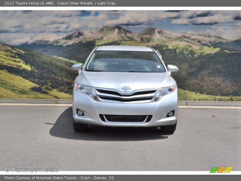 Classic Silver Metallic / Light Gray 2013 Toyota Venza LE AWD