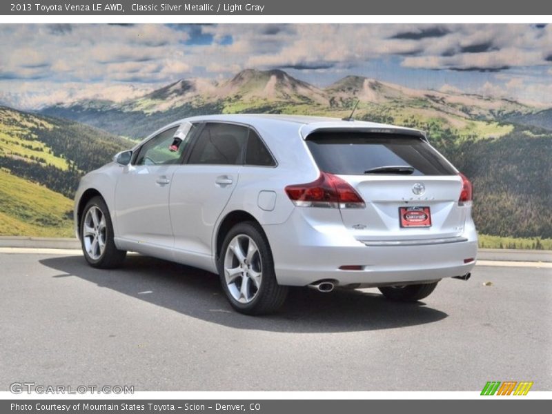 Classic Silver Metallic / Light Gray 2013 Toyota Venza LE AWD