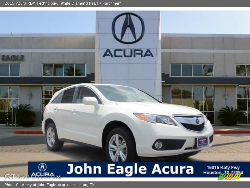 White Diamond Pearl / Parchment 2015 Acura RDX Technology
