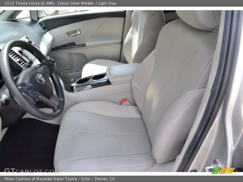 Classic Silver Metallic / Light Gray 2013 Toyota Venza LE AWD