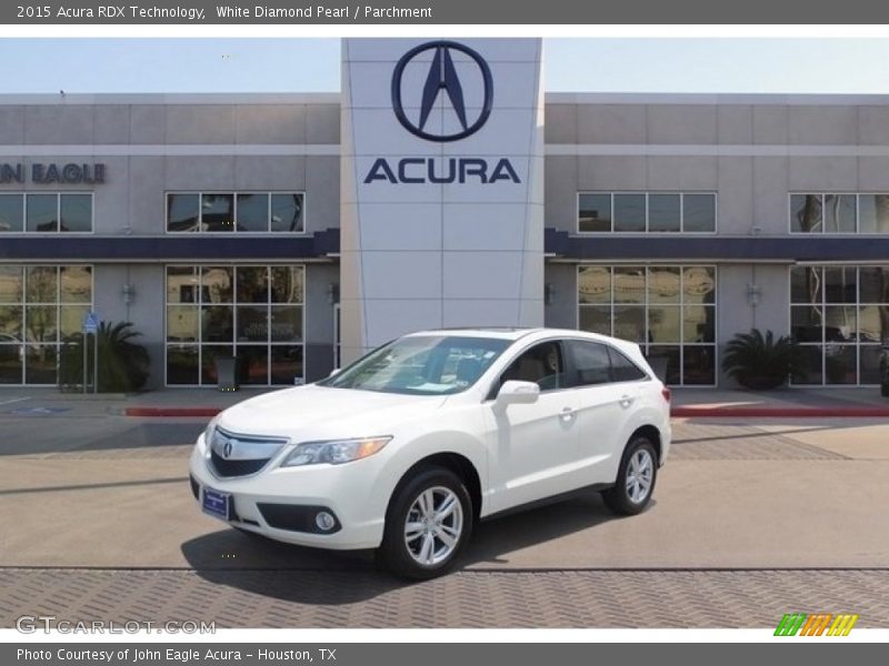 White Diamond Pearl / Parchment 2015 Acura RDX Technology