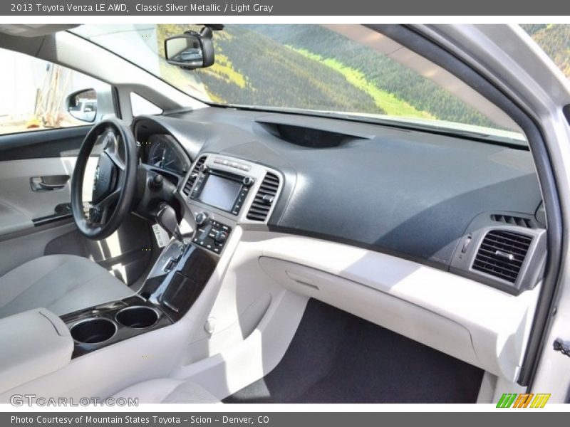 Classic Silver Metallic / Light Gray 2013 Toyota Venza LE AWD
