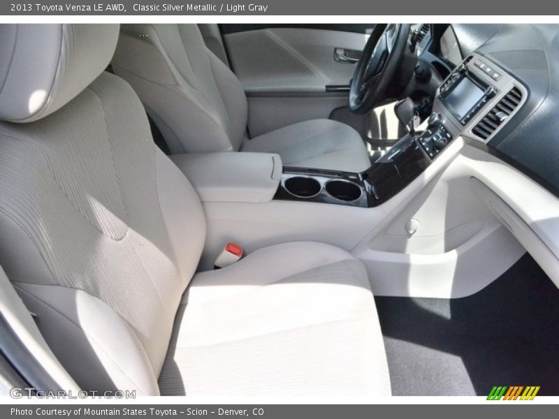 Classic Silver Metallic / Light Gray 2013 Toyota Venza LE AWD