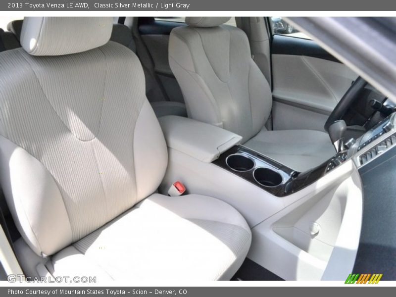 Classic Silver Metallic / Light Gray 2013 Toyota Venza LE AWD