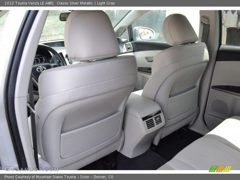 Classic Silver Metallic / Light Gray 2013 Toyota Venza LE AWD