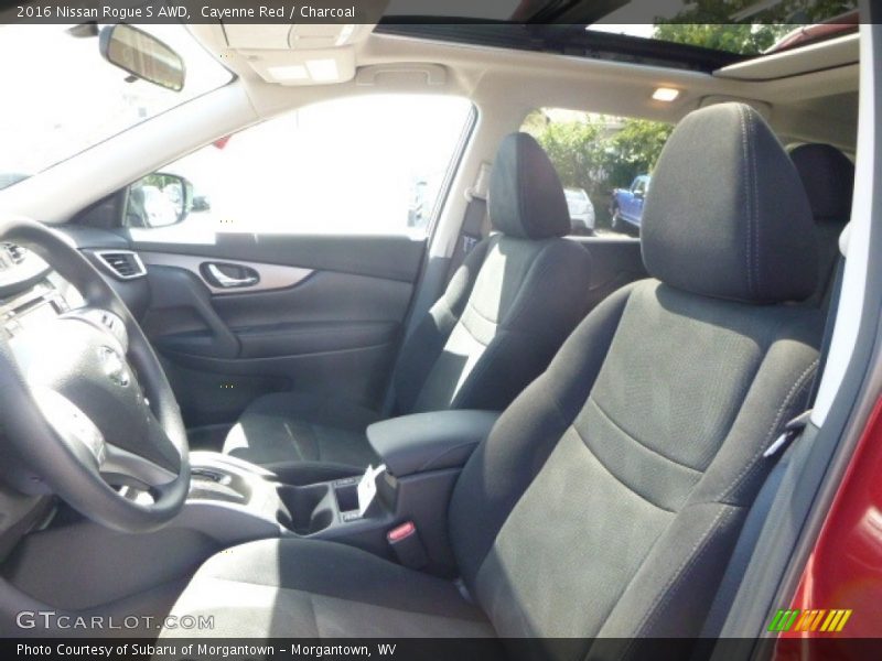Cayenne Red / Charcoal 2016 Nissan Rogue S AWD